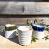 Aromatherapy Garden Candle - Blue Ombre
