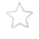 White Fluffy Star Large