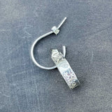 Wild Flower Hoop Stud Earrings